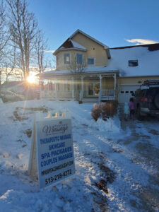 Massage, coffee and yoga at the yellow house in Fraser CO